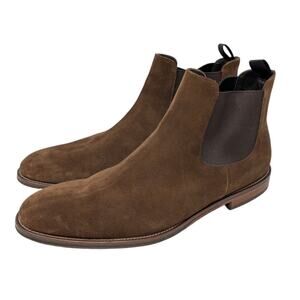 To Boot New York Shelby Suede Chelsea Boots Brown Size 15 Italy